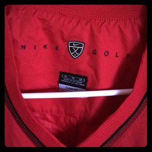 Nike Golf Red Pullover with pockets (sport)